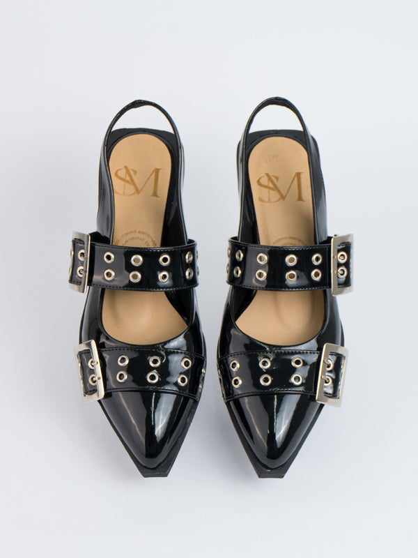 Baletas de Dama F617 Negro