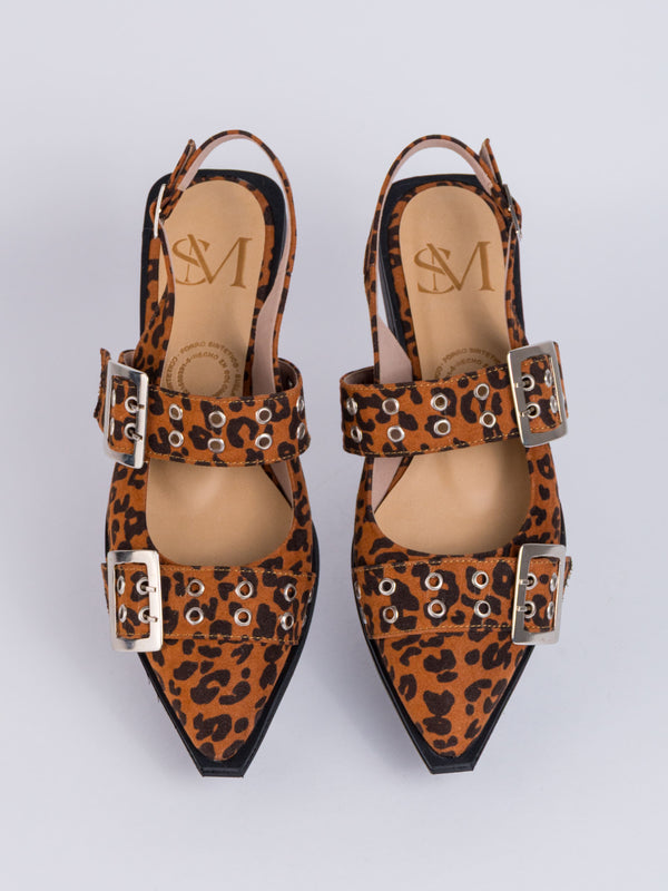 Baletas de Dama F617 Animal print
