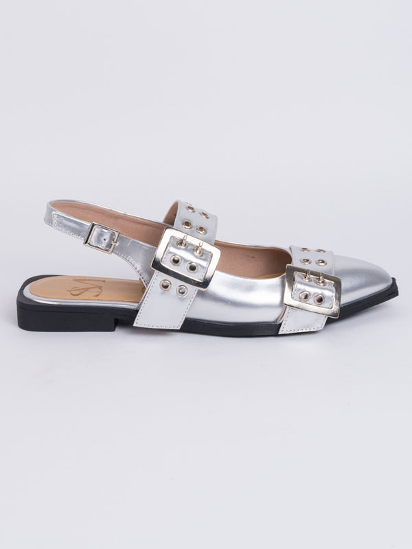 Baletas de Dama F617 Plata