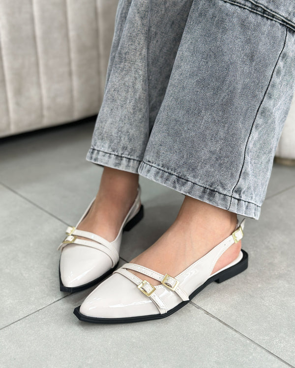 Baletas de Dama F624 Beige