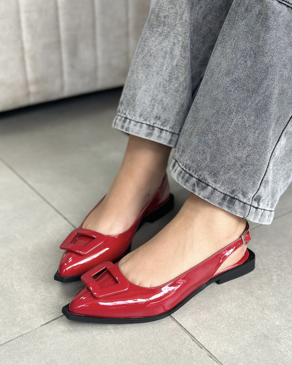 Baletas de Dama F625 Rojo