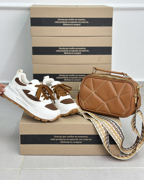 COMBO DE TENIS + BOLSO DAMA