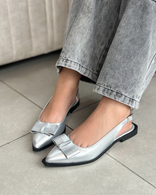 Baletas de Dama F618 Plata